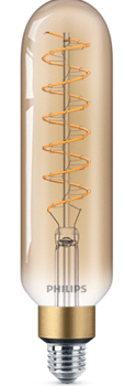 Philips LED classic giant 6.5- 40W E27 T65 Gold DIM 2000K 80351600