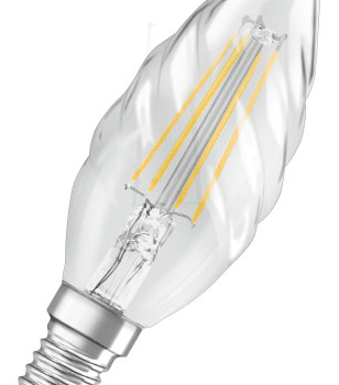 Osram /Ledvance Led Parathom Filament Gedr KRS 4W-40W E14 827 Mat 470L No-Dim