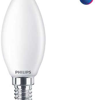 Philips Classic LED Kaarsl E14 4.3- 40W 827 2700K Mat No-Dim 70639800