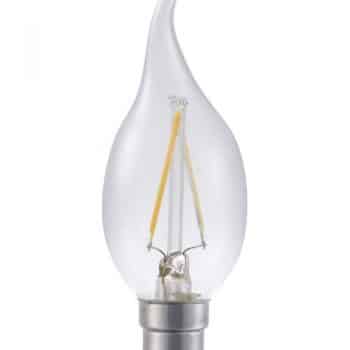 Spl Led L159315027 Ba15D Fila Tip Candle C35 180L 2W 827 Clear No-Dim