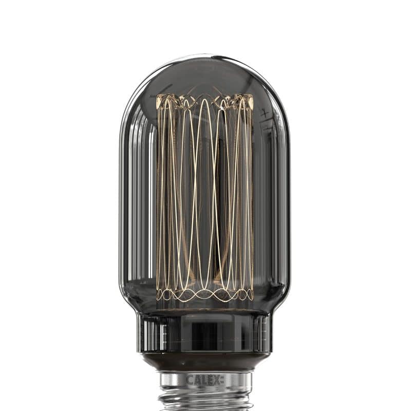 Calex Led 473896 Glasfiber Buislamp T45 3.5W 40Lm 2000K Titanium E27 D