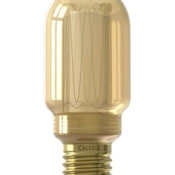 Calex Led 473880 Glasfiber Buislamp T45 3.5W 120Lm E27 Goud 1800K Dim