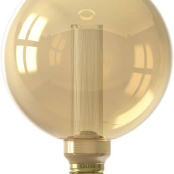 Calex Led 473879 Glasfiber Globelamp G125 3.5W 120Lm E27 Goud 1800K Dim