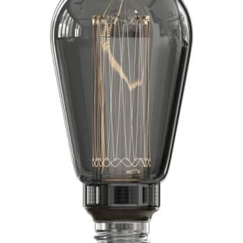 Calex Led 473894 Glasfiber Rustic 3.5W 40Lm 2000K St64 Titanium E2