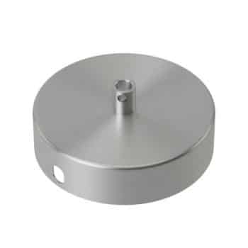 Calex Plafondplaat 940016 Metaal 100Mm 1Gat Mat Nikkel