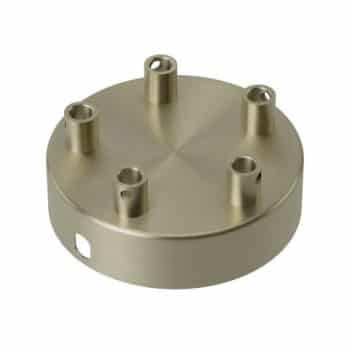 Calex Plafondplaat 940072 Metaal 100Mm 5Gat Mat Brons