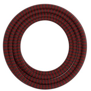 Calex Kabel 940240 Textiel 2X075Mm2 1.5M Rood/Zwart Max.250V-60W
