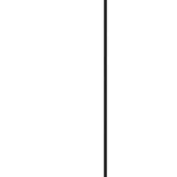 Calex Vloerlamp 941400 U-Line Zwart E27 Max 1*60W H155Cm Dia25Cm 180Cm