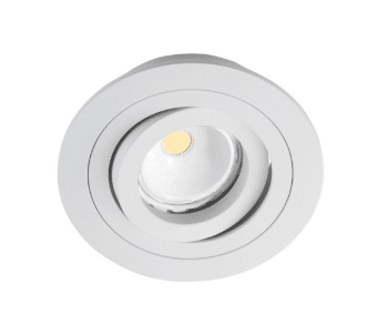 Cristalrecord Inbouwspot Wit Rond kantelbaar 80/93mm 01-010-00-000