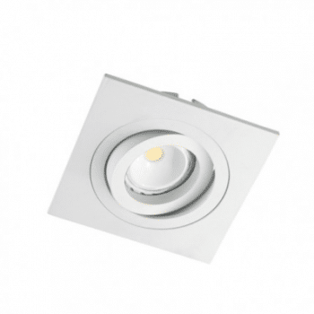 Cristalrecord Inbouwspot Wit Vierkant kantelbaar 80/90mm 03-060-00-000