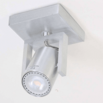 Steinhauer Wand/Plafondlamp 7809ST Tweeklite Mono Incl LED 7W Staal