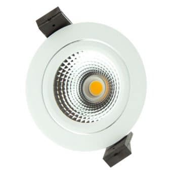 Yela- Thin Inbouwspot IP54 5W 827 60Gr Wentel Wit Inclusief Driver Badkamer geschikt
