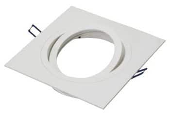Tro- Led Inbouwspot  Plate 111mm Wit 1-Gats Vierkant 180(150)x180mm