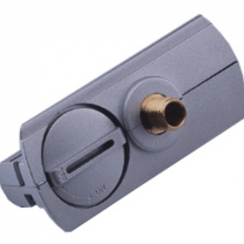 Ivela Spanningrail 1-fase Adaptor uitwendig  M10 Zwart