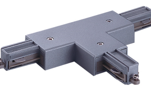 Ivela Spanningrail 1-fase T-stuk aarde rechts Zwart