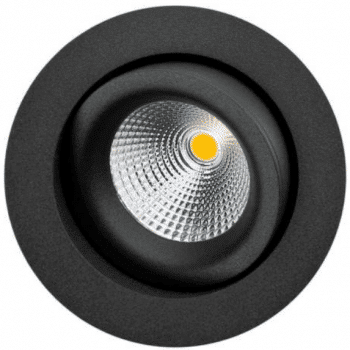 SG. LED Inb. Spot Junistar Gyro 904343 Outdoor Matzwart 6W 3000K Ip44