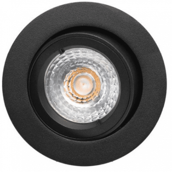 SG. LED Inb. Spot Jupiter 914930 GU10 Zwart Gat 83MM R94MM H110 IP44