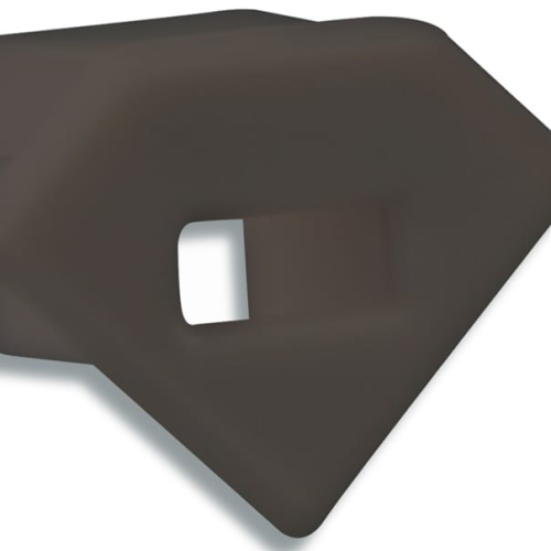 Tro- 8103056 E42B End Cap Black For Profile Po23 With Cable Conduit. 1