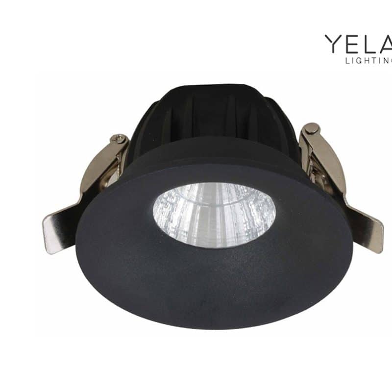 Yela- Thin Inb. Spot Led Cannes Zwart 7W Dtw 700L 60Gr 85X50 Ip44