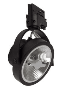Yela Spot 3-Fase Trackspot AR111 3000K 15w 36gr zwart Triac dimbaar