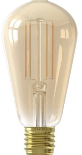 Calex 429092 Smart LED Fila Goud Rustiek ST64 E27 7W 806lm 1800-3000K
