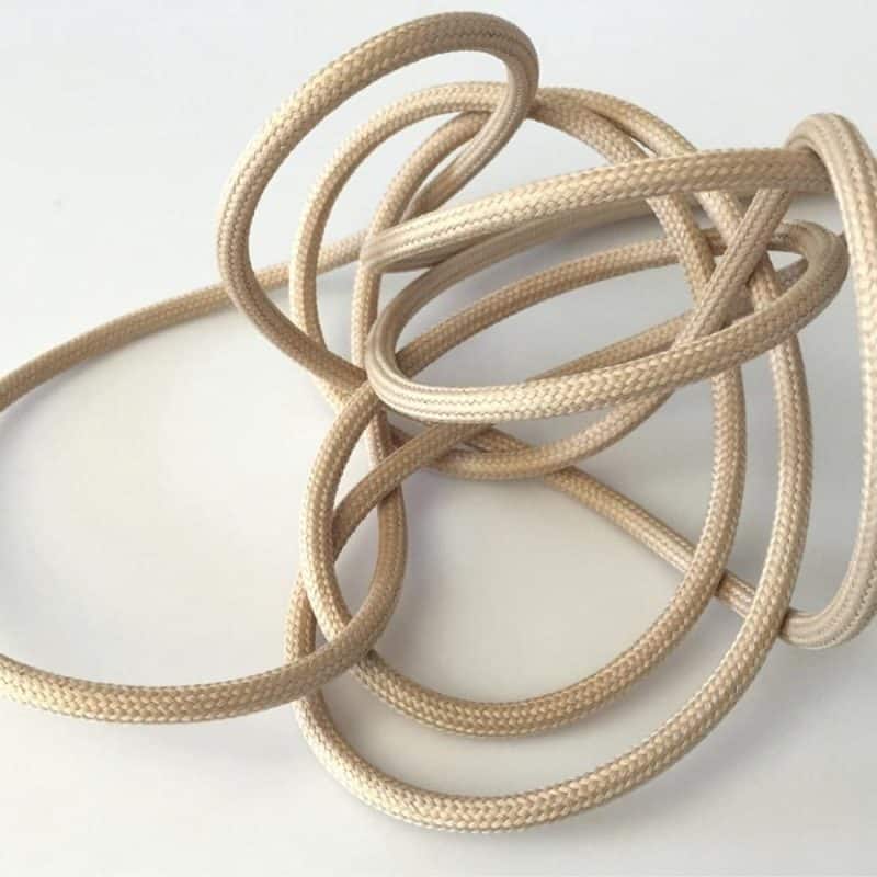 Vmvs TT-2110 Omvlochten Stof 2X0.75Mm Light Beige  L=9meter