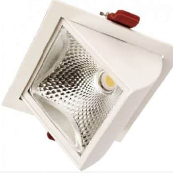 Inbouw Led Downlighter Corvus 28.4W D328 T840 CLR 3000Lm Nodim 145x145