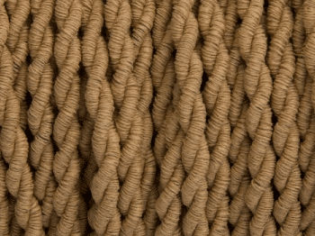 Vmvs Omvlochten Stof Strijkijzersnoer Gedraaid Bruin 2X0.75Mm? P-Mtr