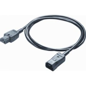 Kaiser Apparaat Verlengsnoer 3X1.0Mm 3.0Mtr 749ZL 70Grd Zwart C13