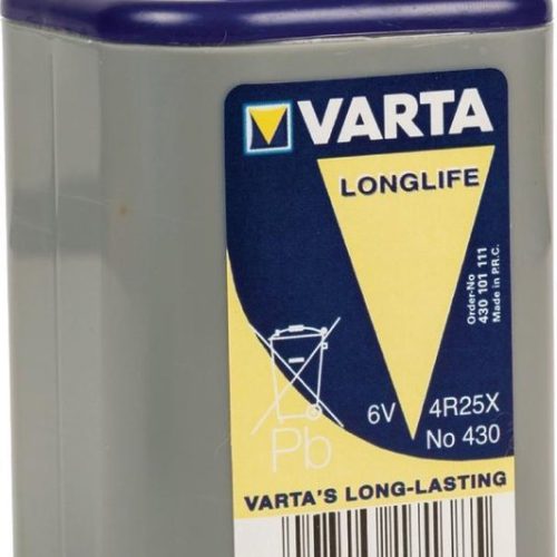 Varta Batterij Blok Batterij 996 4R25 6Volt met 2 veertjes