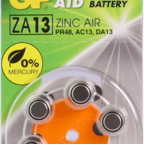 G.P Batterij Gehoorbatterij D13 Da13 Per 6 Stuks