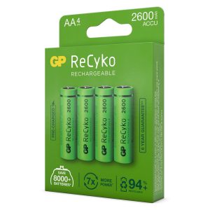 G.P Batterij Oplaadbaar Nimh R06 AA 2600Mah 1.2V Penlite Bls4