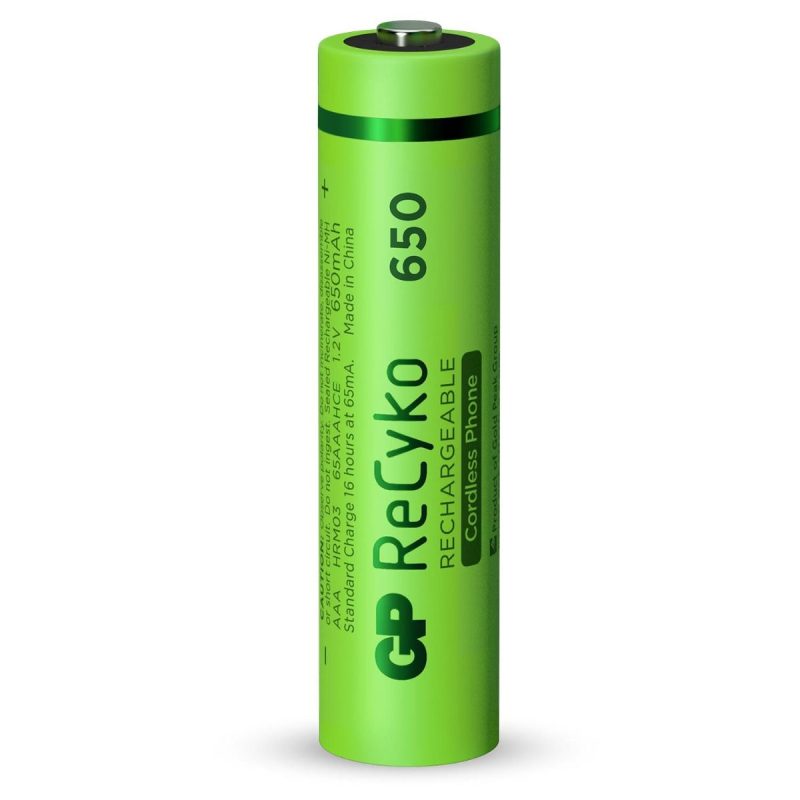 G.P Batterij Oplaadbaar Nimh R03 AAA 650Mah 1.2V Potlood Bls2 - Afbeelding 2