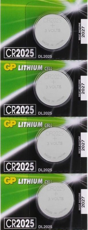 G.P Batterij Lithiumcell Cr2025 3Volt Bls5 Actie Pack