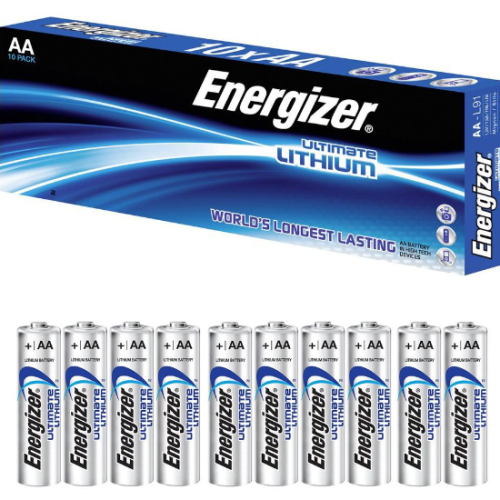 Energizer Lithium AA batterij Penlite Ultimate LR06 1.5V Doos 10St.