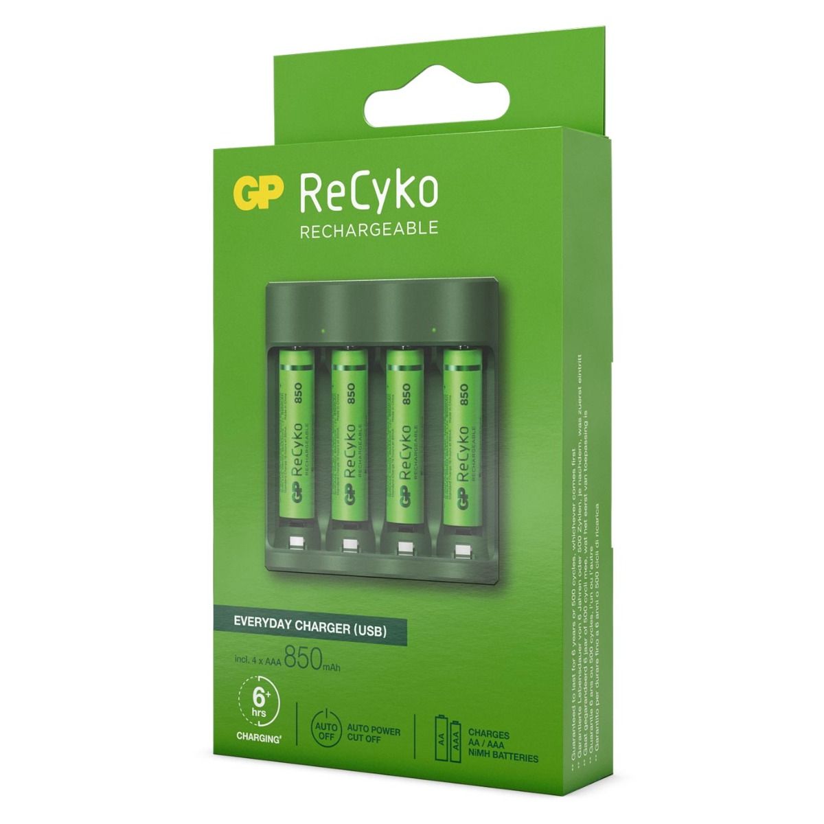 dealer Bezwaar omvatten G.P Oplader USB B421 4XAAA 850MAH ReCyko