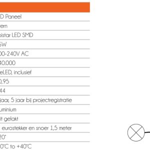Manto3 Led Paneel Inleg 120X30 30W 6000K 120L/W 3600L Flashfree Wit - Afbeelding 3