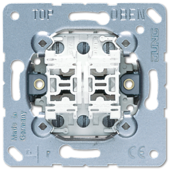 Jung Inbouw Basiselement Schakelaar 2x Wissel 509Eu