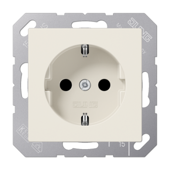 Jung As500 Inbouw Basiselement Wcd 1-Voudig Ra A1520N Crème