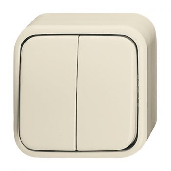 ABB Busch-Jaeger Opbouw Schakelaar Serie Crème 2601/5 APJ 11-503 1042-0-1011