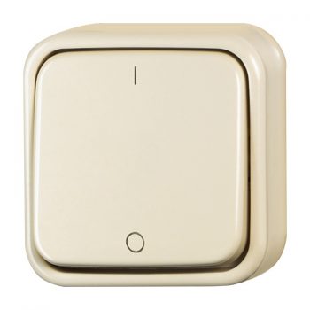 ABB Busch-Jaeger Opbouw Schakelaar 2-Polig Crème 2601 2 Ap 11-503 1042-0-1022