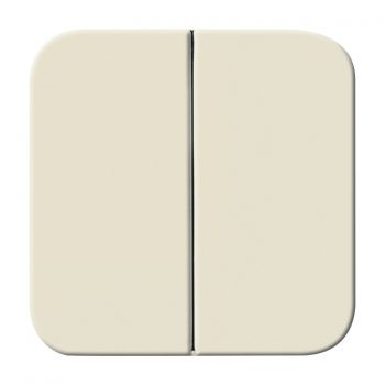 ABB Busch-Jaeger Afdekking Wipvlak Schakelaar Serie 2505-212-500 Si Crème 1731-0-0363