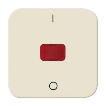 ABB Busch-Jaeger Afdekking Wipvlak 2-Polig Controle Lamp 2508-212 Inb Si Crème 1731-0-0348