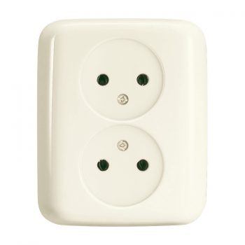 ABB Busch-Jaeger Inbouw Basiselement Wcd 2-Voudig Zonder Ra 20-02Ujr-212-503 Si Crème 2115-0-0582