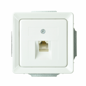 Elso Inbouw Basiselement Utp Wcd Modulair 1x RJ11 6P4C 740060 Crème