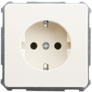 Elso Inbouw Basiselement Wcd 1-Voudig Ra 215000 Schroefcontact Crème