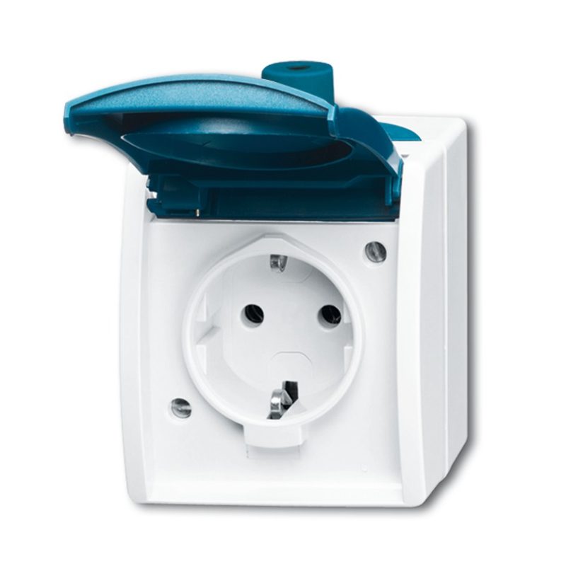 ABB Busch-Jaeger Opbouw Wd Ocean Wcd 1-Voudig Ra 20 Ew 54 Alpinewit IP442083-0-0834