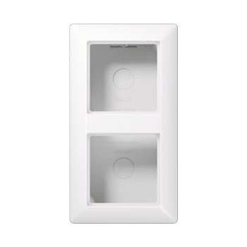 Jung As500 Opbouwbak Opbouwkap 2-Voudig As582Aww Echt Wit