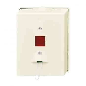 ABB Busch-Jaeger Opbouw Trekschakelaar Wasmachine 2616 2 J-101 Crème Met Lamp