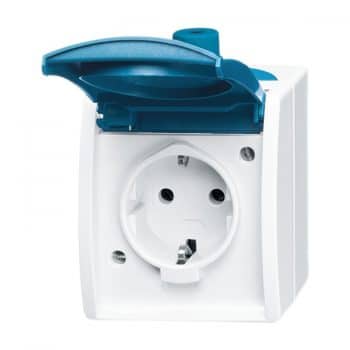 ABB Busch-Jaeger Opbouw Wd Ocean Wcd 1-Voudig Ra 20 Ew-53-503 Blauw IP44 2083-0-0827